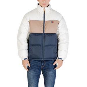 Tommy Hilfiger Jeans Cream Recycled Polyester Men's Bomber